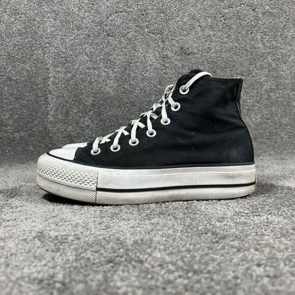 Converse Chuck Taylor All Star Lift 560845F Women’s Size 7 Black Platform Shoes - Picture 5 of 12